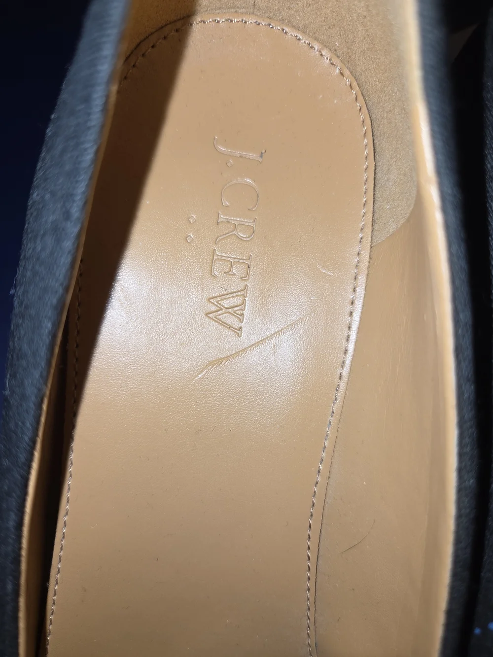 J. Crew Black Canvas Wedge Pumps